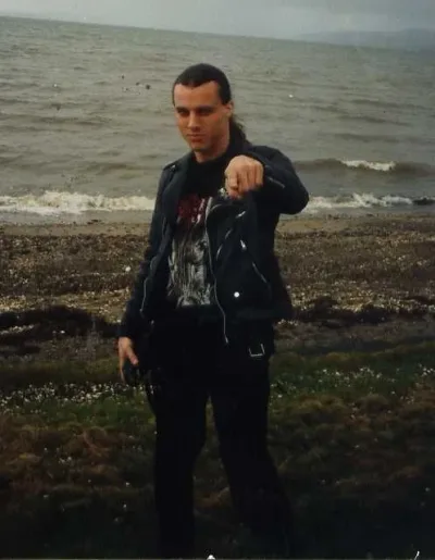 Portrait of Chuck Schuldiner
